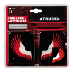 Spell-It Led coppia emblemi 24V - Ala