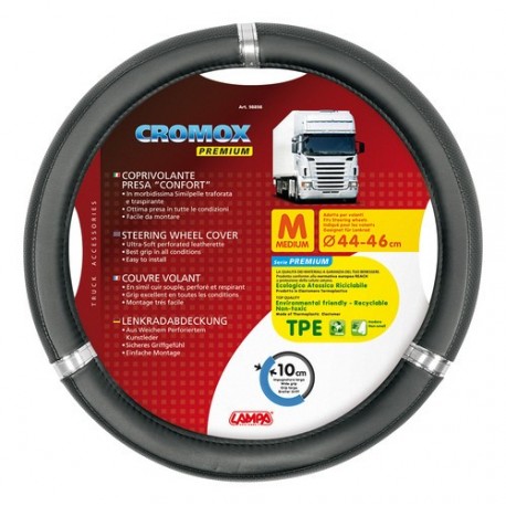 Cromox coprivolante presa confort in TPE - M - diametro 44/46 cm