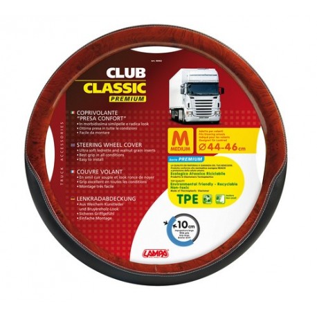 Club Classic coprivolante presa confort in TPE - M - diametro 44/46 cm