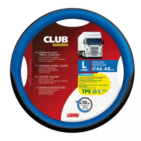 Club coprivolante presa confort in TPE - L - diametro 46/48 cm - Blu