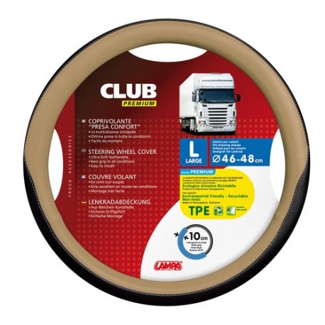 Club coprivolante presa confort in TPE - L - diametro 46/48 cm - Beige