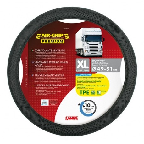 Air-Grip coprivolante ventilato in TPE - XL - diametro 49/51 cm