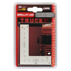 Spell-It Led 90 mm 24V - rosso - L