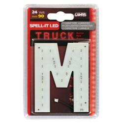 Spell-It Led 90 mm 24V - rosso - M