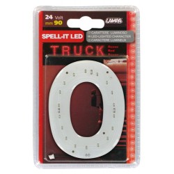 Spell-It Led 90 mm 24V - rosso - O