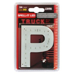 Spell-It Led 90 mm 24V - rosso - P