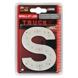 Spell-It Led 90 mm 24V - rosso - S