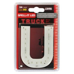 Spell-It Led 90 mm 24V - rosso - U