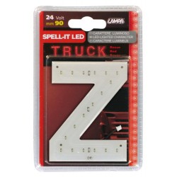 Spell-It Led 90 mm 24V - rosso - Z