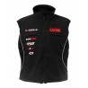 Gilet con zip nero - XL