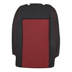 Demo coprisedile in miniatura linea Superior - nero/rosso
