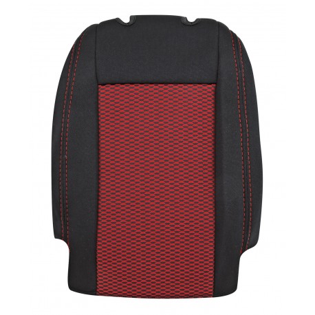 Demo coprisedile in miniatura linea Superior - nero/rosso