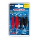 Micro-clips set 4 pinzette isolate - 4.5 cm
