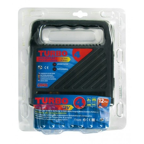 Turbo 4 A caricabatteria 12V
