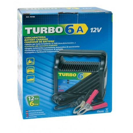 Turbo 6 A caricabatteria 12V