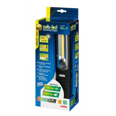 GL-7 lampada da lavoro ricaricabile a LED COB - 12/24/230V