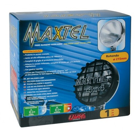 Maxtel faro profondita' rotondo - bianco