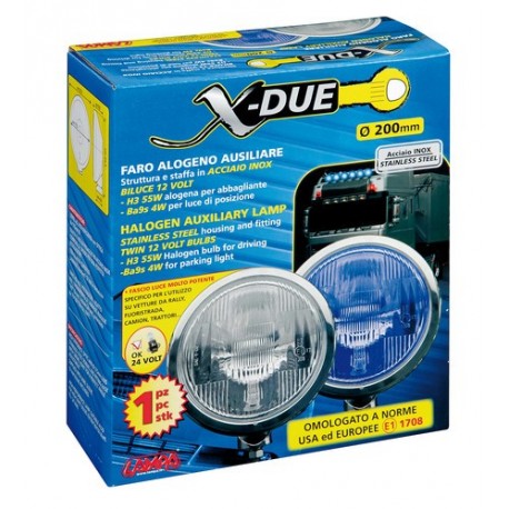 X-Due Faro alogeno di profondita' con luce di posizione - bianco