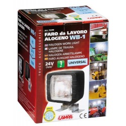 WB-1 faro da lavoro alogeno quadrato 12/24V