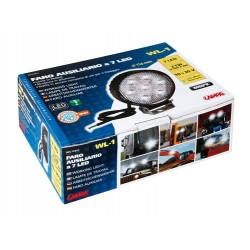 WL-1 faro ausiliario a 7 Led - 10/30V - bianco