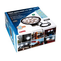 WL-4 faro ausiliario a 8 Led - 10/30V - bianco