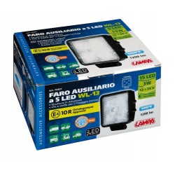 WL-13 faro ausiliario a 5 Led - 12/24V - bianco