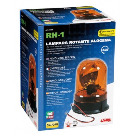 RH-1 lampada rotante alogena 12/24V