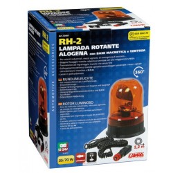 RH-2 lampada rotante alogena con base magnetica e ventosa 12/24V