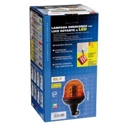 RL-1 lampada emergenza con luce rotante a Led 12/24V