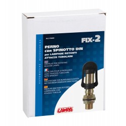 Fix-2 Perno con spinotto DIN per lampade rotanti attacco tubolare
