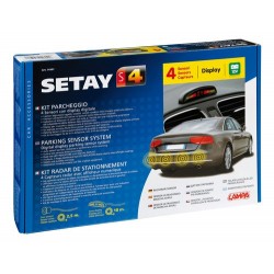 Setay S4 kit 4 sensori parcheggio con display digitale 12V