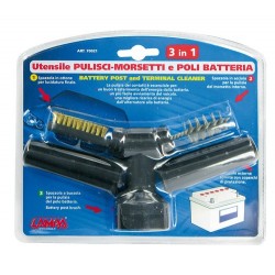 Pulisci-morsetti batteria 3 in 1