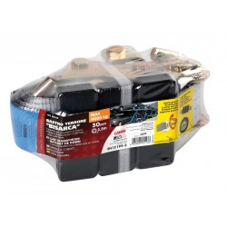 Nastro tensore bisarca gancio girevole - 4000 Kg - 5x250 cm