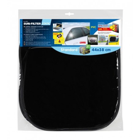 Sun Filter coppia tendine statiche oscuranti e trasparenti - 44x38 cm