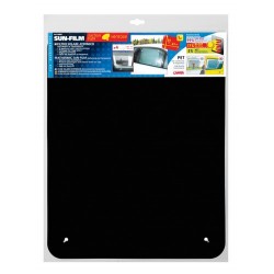 Sun-Film filtro solare atermico oscurante e trasparente - Ventose - 43x34 cm