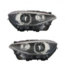 Kit proiettore H7-py21 con lenticolare a led con motorino dx + sx