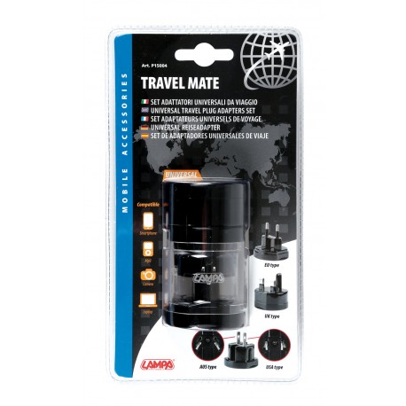 Travel Mate set adattatori universali da viaggio