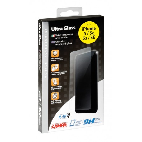 Ultra Glass vetro temperato ultra sottile - Apple iPhone 5 / 5c / 5s / SE