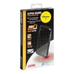 Alpha Guard cover ultra protettiva anti-shock flessibile - Apple iPhone 7 - Fume'/nero