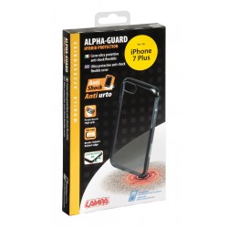 Alpha Guard cover ultra protettiva anti-shock flessibile - Apple iPhone 7 Plus - Fume'/nero