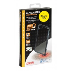 Alpha Guard cover ultra protettiva anti-shock flessibile - Apple iPhone 6 / 6s - Fume'/nero
