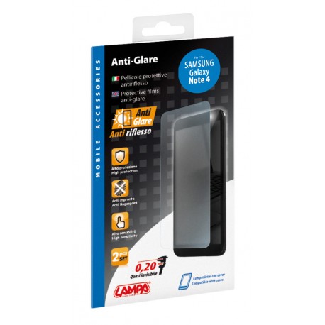 Anti Glare pellicola protettiva antiriflesso - Samsung Galaxy Note 4