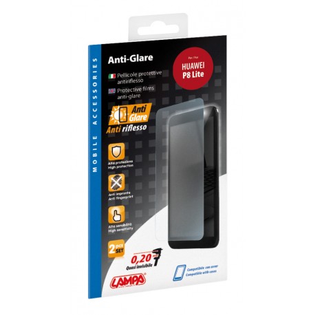 Anti Glare pellicola protettiva antiriflesso - Huawei P8 Lite