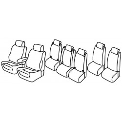 Set coprisedili Superior su misura per auto beige