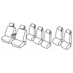 Set coprisedili Superior su misura per auto nocciola