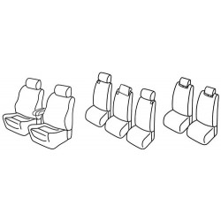 Set coprisedili Superior su misura per auto beige