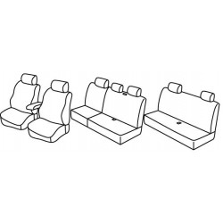 Set coprisedili Superior su misura per auto beige