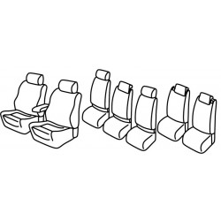 Set coprisedili Superior su misura per auto beige