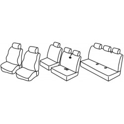 Set coprisedili Superior su misura per auto beige