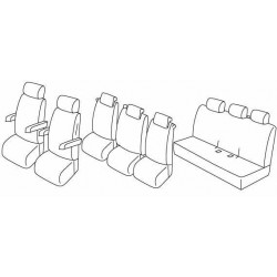 Set coprisedili Superior su misura per auto beige